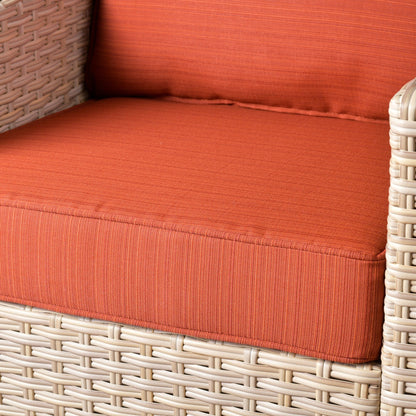 Set di divani da conversazione in rattan e vimini per esterni XIZZI, 5 pezzi