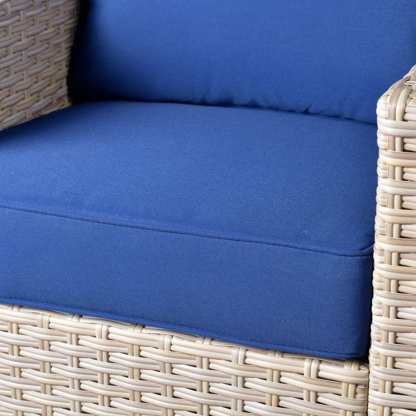 Set di divani da conversazione in rattan e vimini per esterni XIZZI, 5 pezzi