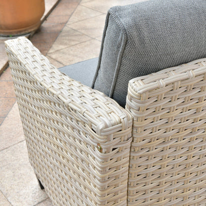 Set di divani da conversazione in rattan e vimini per esterni XIZZI, 5 pezzi