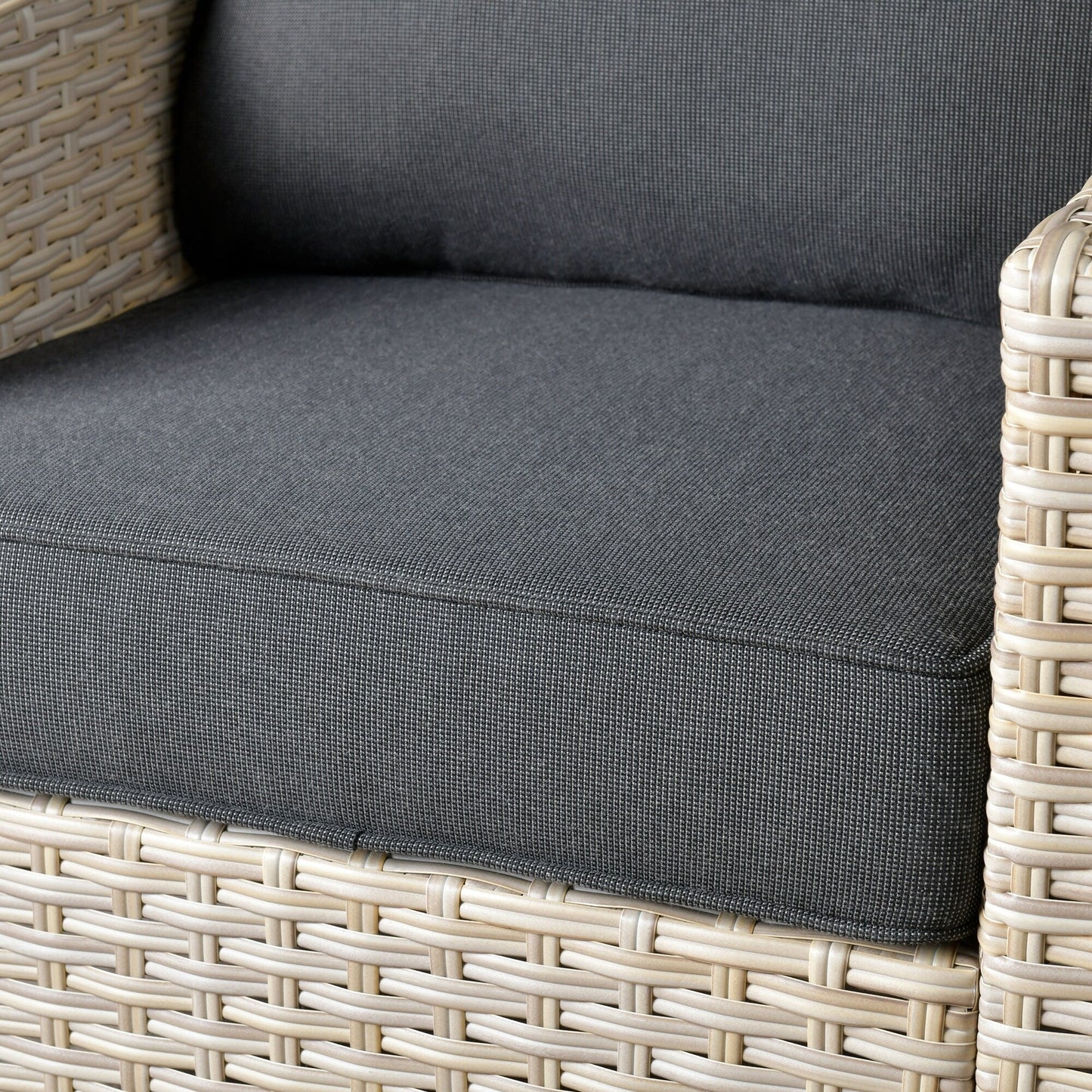 Set di divani da conversazione in rattan e vimini per esterni XIZZI, 5 pezzi