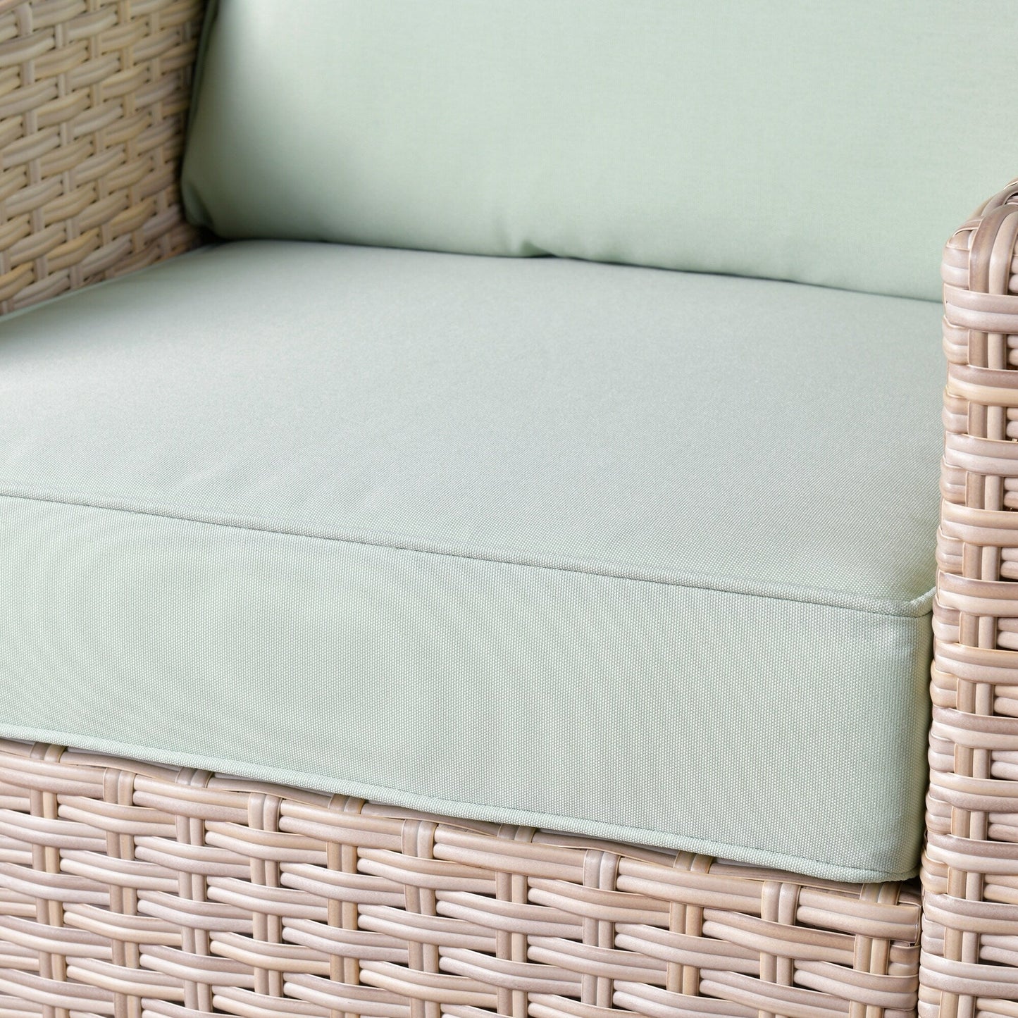 Set di divani da conversazione in rattan e vimini per esterni XIZZI, 5 pezzi