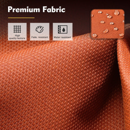 Set di mobili da esterno XIZZI da 6 pezzi con schienale alto e sedia girevole