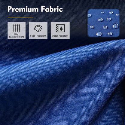 Set di mobili da esterno XIZZI da 6 pezzi con schienale alto e sedia girevole