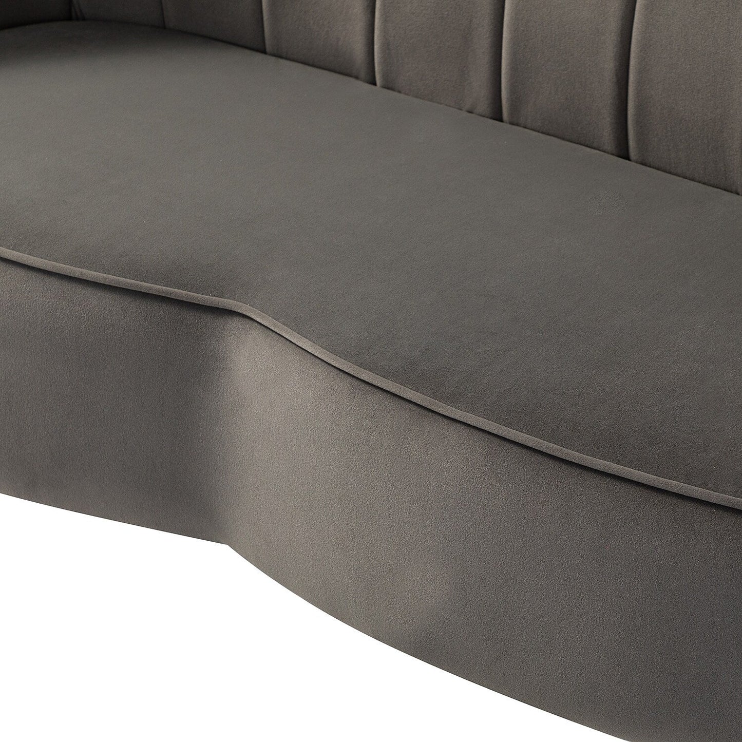 Divano a due posti Xabier da 52'' con schienale a forma di fiore