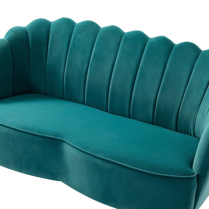 Divano a due posti Xabier da 52'' con schienale a forma di fiore