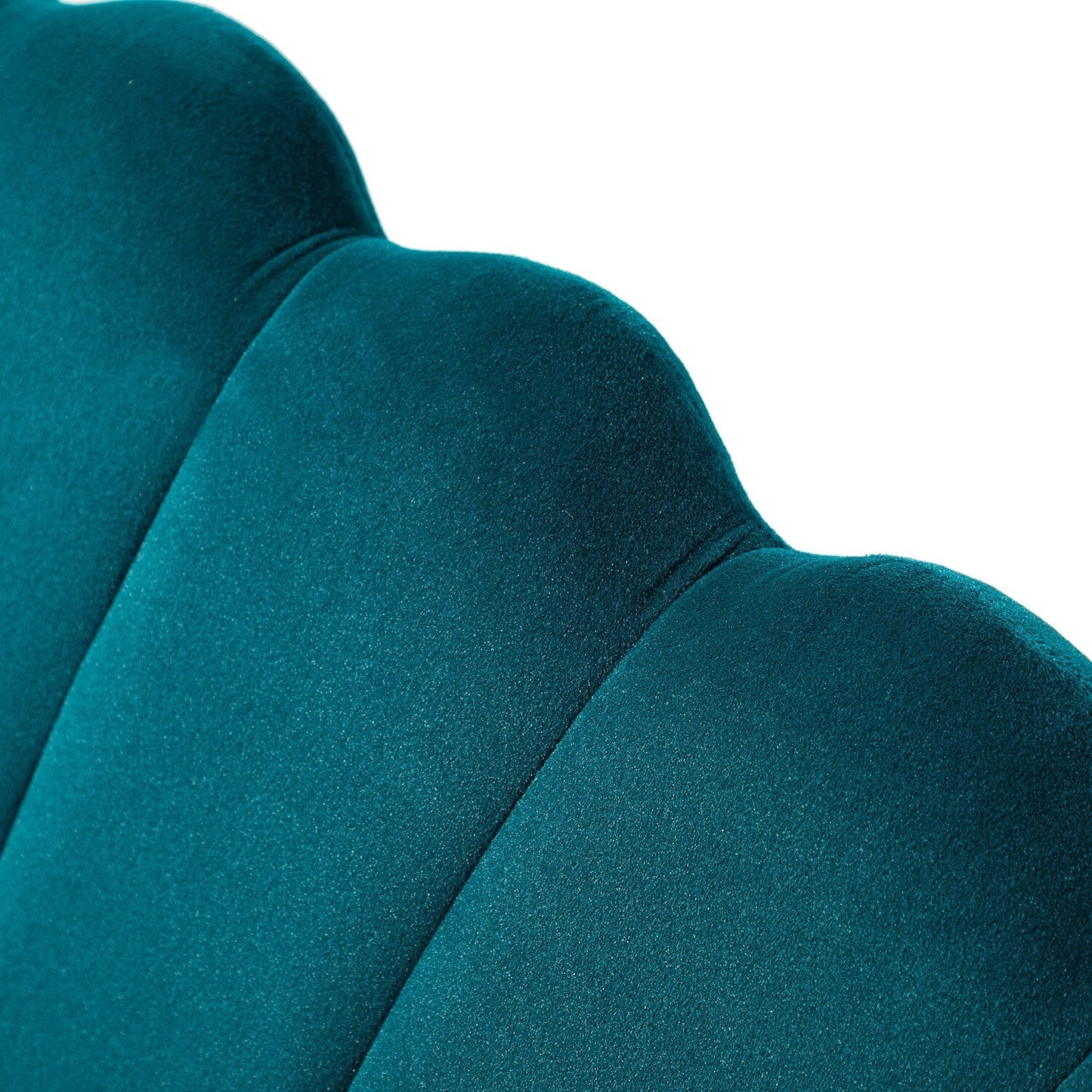 Divano a due posti Xabier da 52'' con schienale a forma di fiore