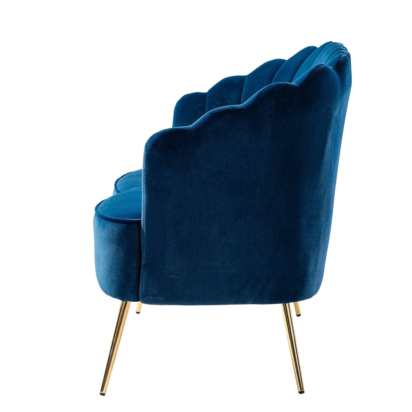 Divano a due posti Xabier da 52'' con schienale a forma di fiore