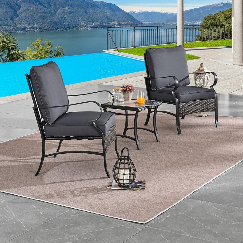 Patio Festival Set da conversazione in metallo per esterni