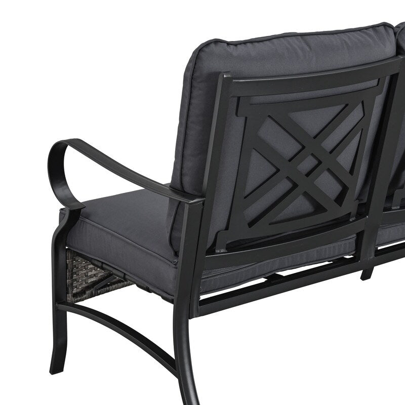 Patio Festival Set da conversazione in metallo per esterni