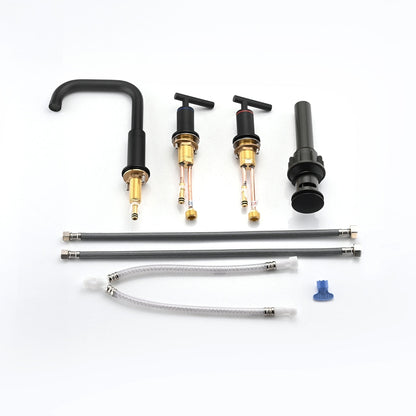 Rubinetto per lavabo da bagno di lusso YASINU da 8 pollici con scarico a scomparsa