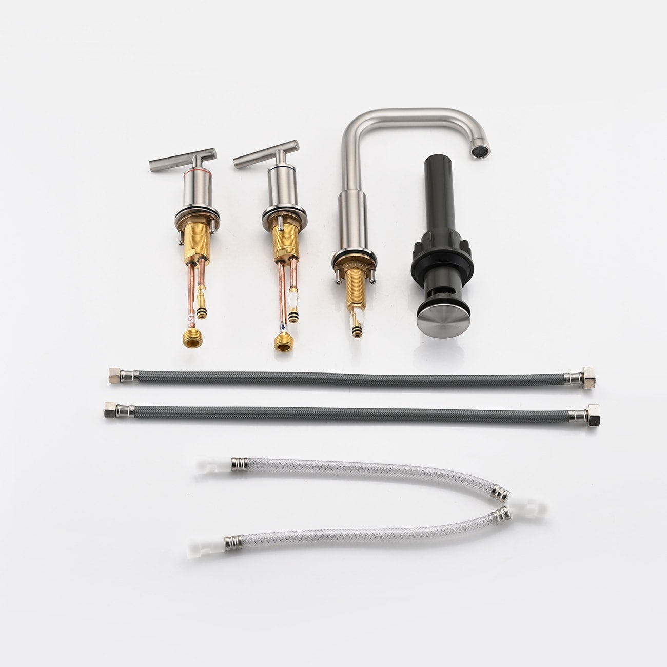 Rubinetto per lavabo da bagno di lusso YASINU da 8 pollici con scarico a scomparsa