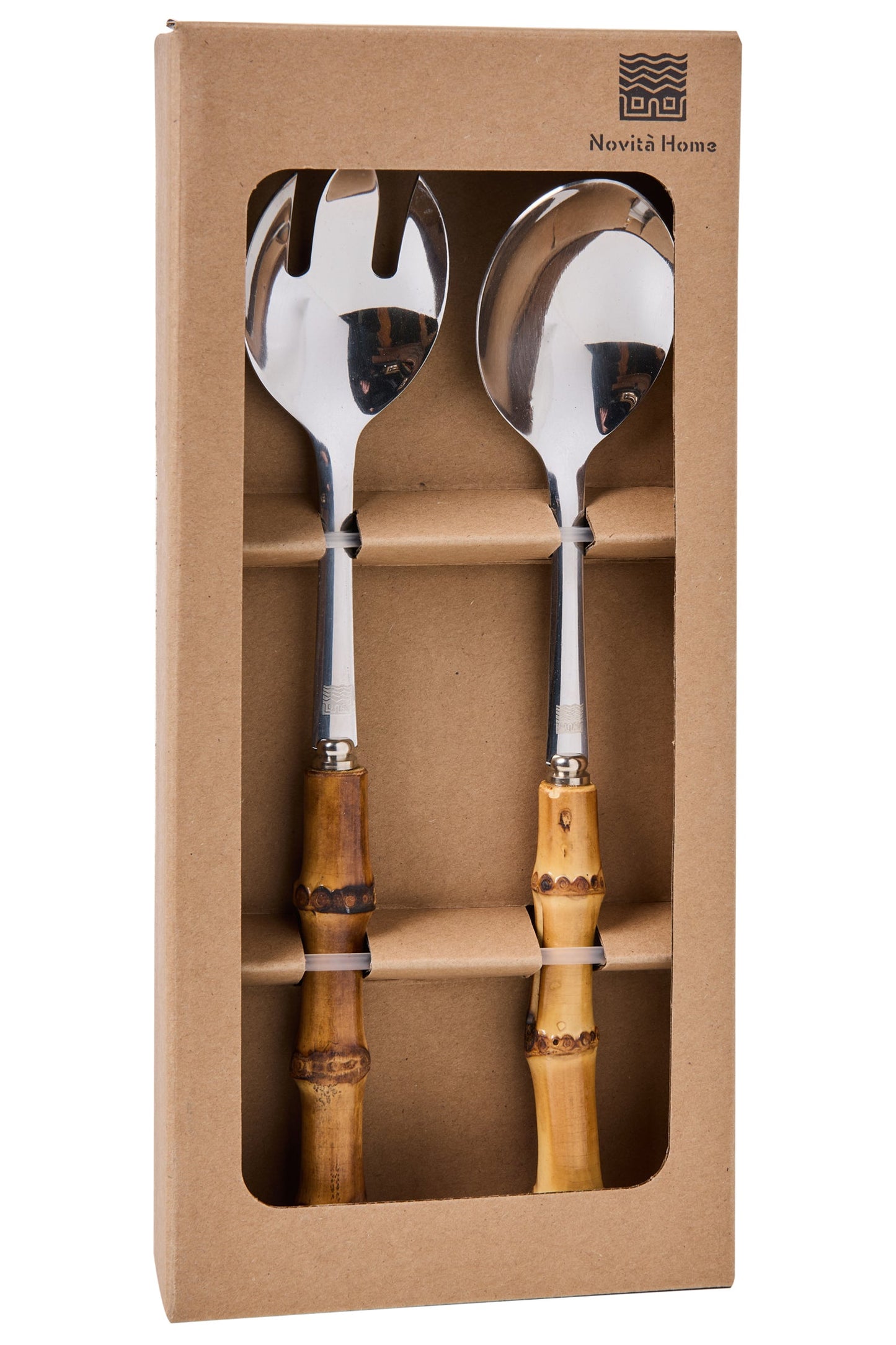 Chatelet - Posate Set 1/2 Manico In Radice Di Bambu