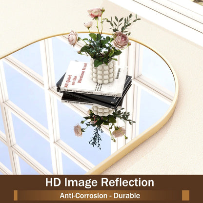 Specchio da parete per bagno ad arco YVANLA