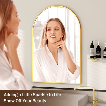 Specchio da parete per bagno ad arco YVANLA