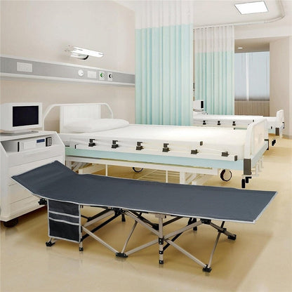 Yaheetech Lettino da campeggio pieghevole portatile in metallo per esterni e interni