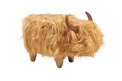 Pouf Imbottito Pelliccia - Mucca