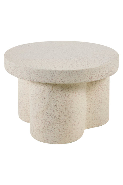 In&amp;Out - Tavolino In Poliresina Graniglia Bianca