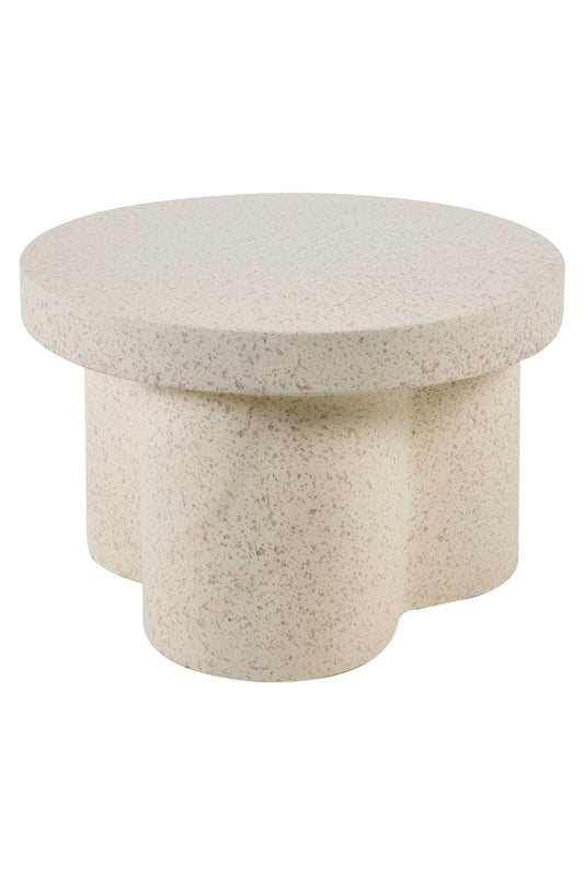 In&amp;Out - Tavolino In Poliresina Graniglia Bianca