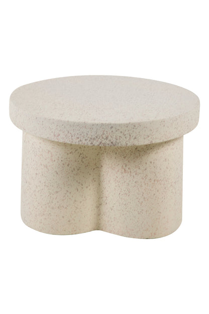 In&amp;Out - Tavolino In Poliresina Graniglia Bianca