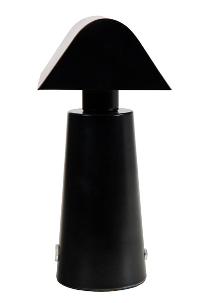 Led - Abat Jour Con Cappello Lungo Nera