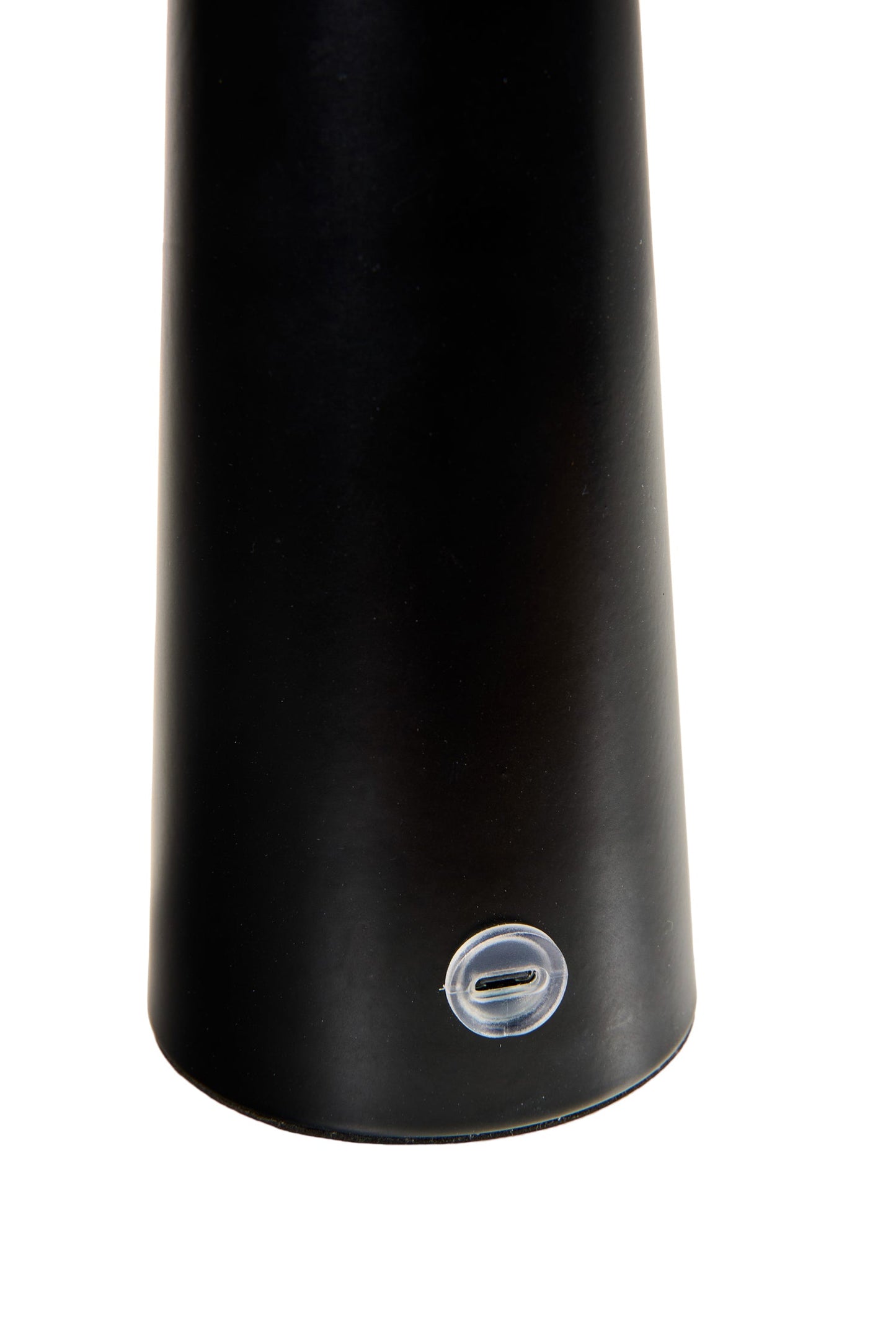 Led - Abat Jour Con Cappello Lungo Nera