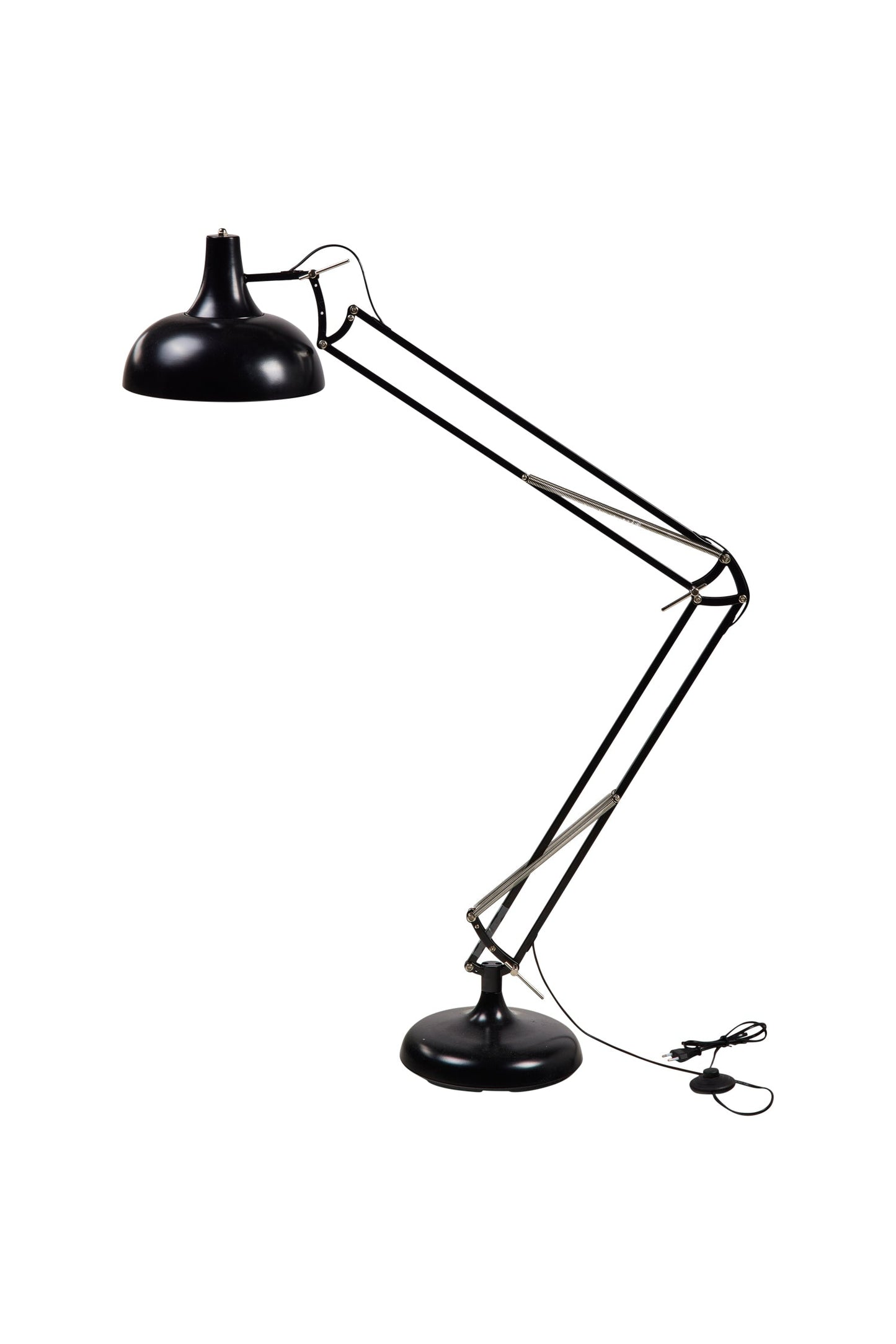 Brooklyn - Lampada Da Terra Nera 170 Cm