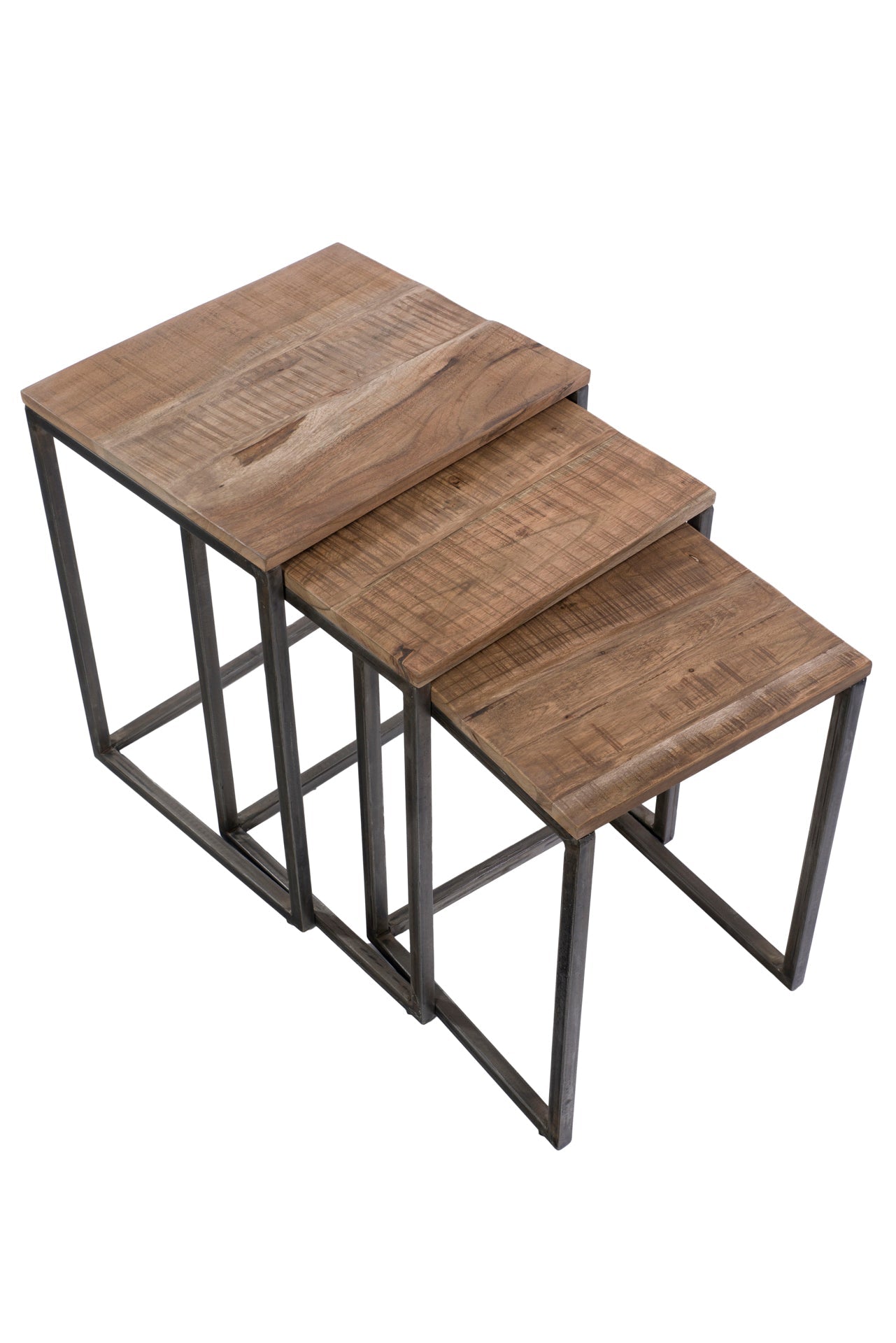 Tavolino basso in legno - set 1/3