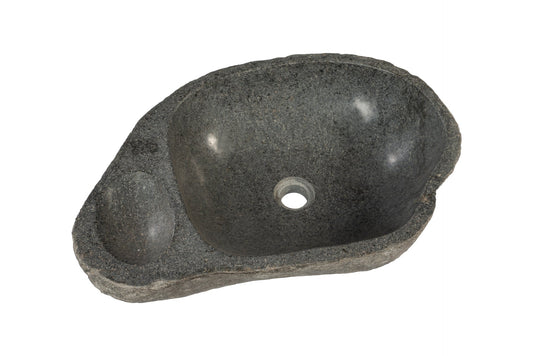 Lavabo pietra con porta sapone