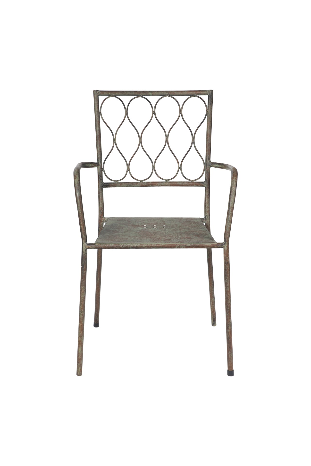 Sedia da Esterno in Ferro Verde