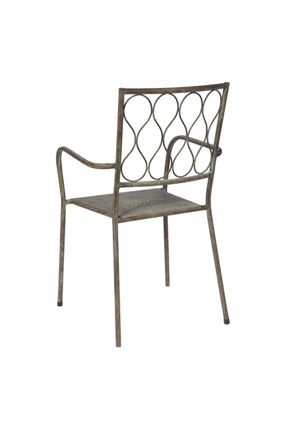 Sedia da Esterno in Ferro Verde