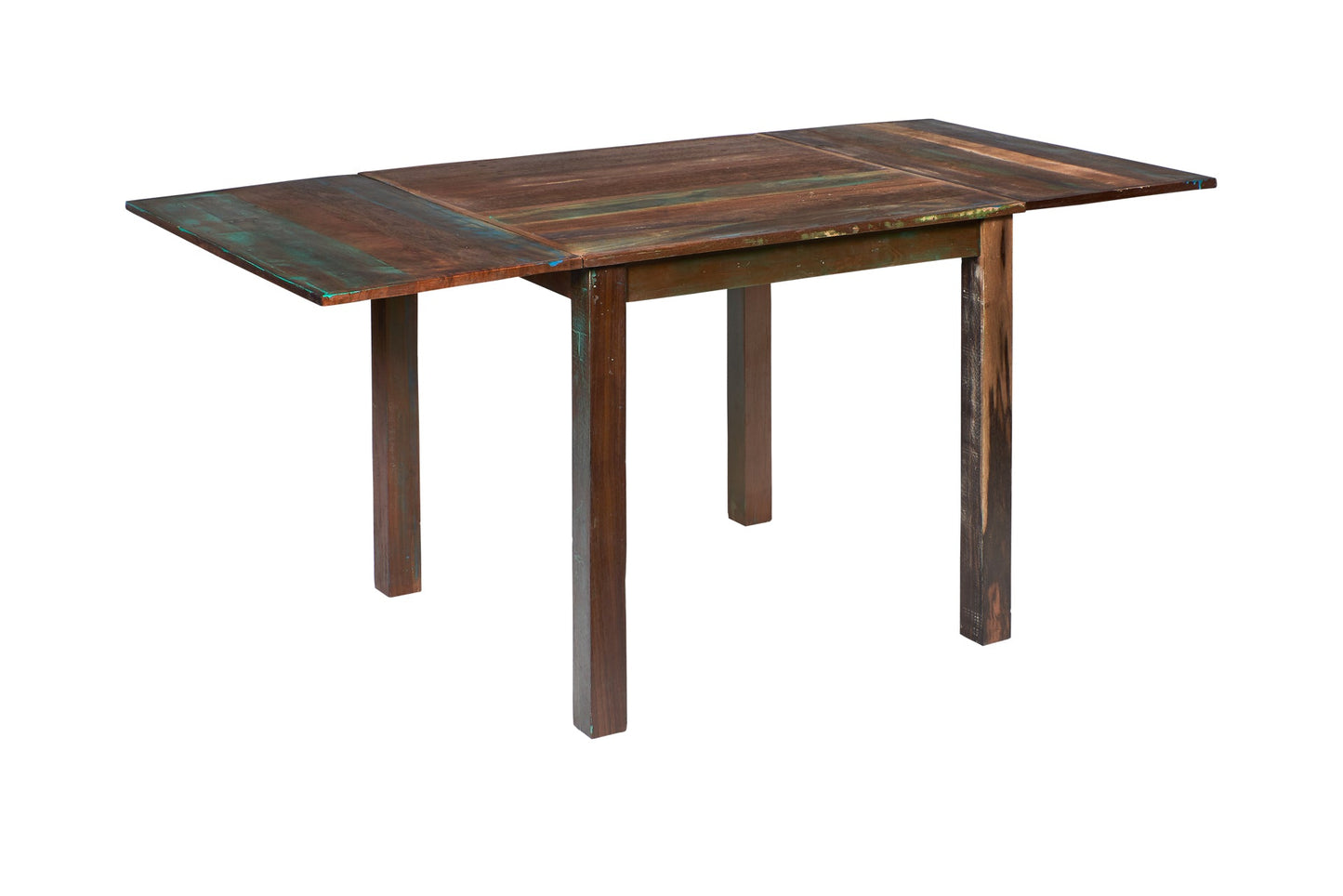 Tavolo da pranzo in legno di recupero prolunghe estraibili