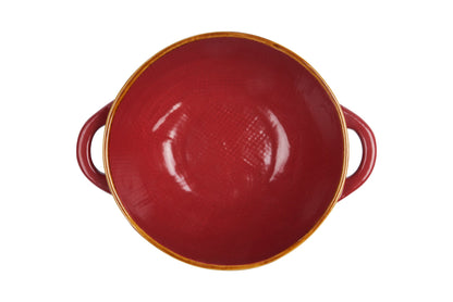 Mediterraneo - Ciotola Zuppa in Gres Rossa