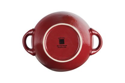 Mediterraneo - Ciotola Zuppa in Gres Rossa