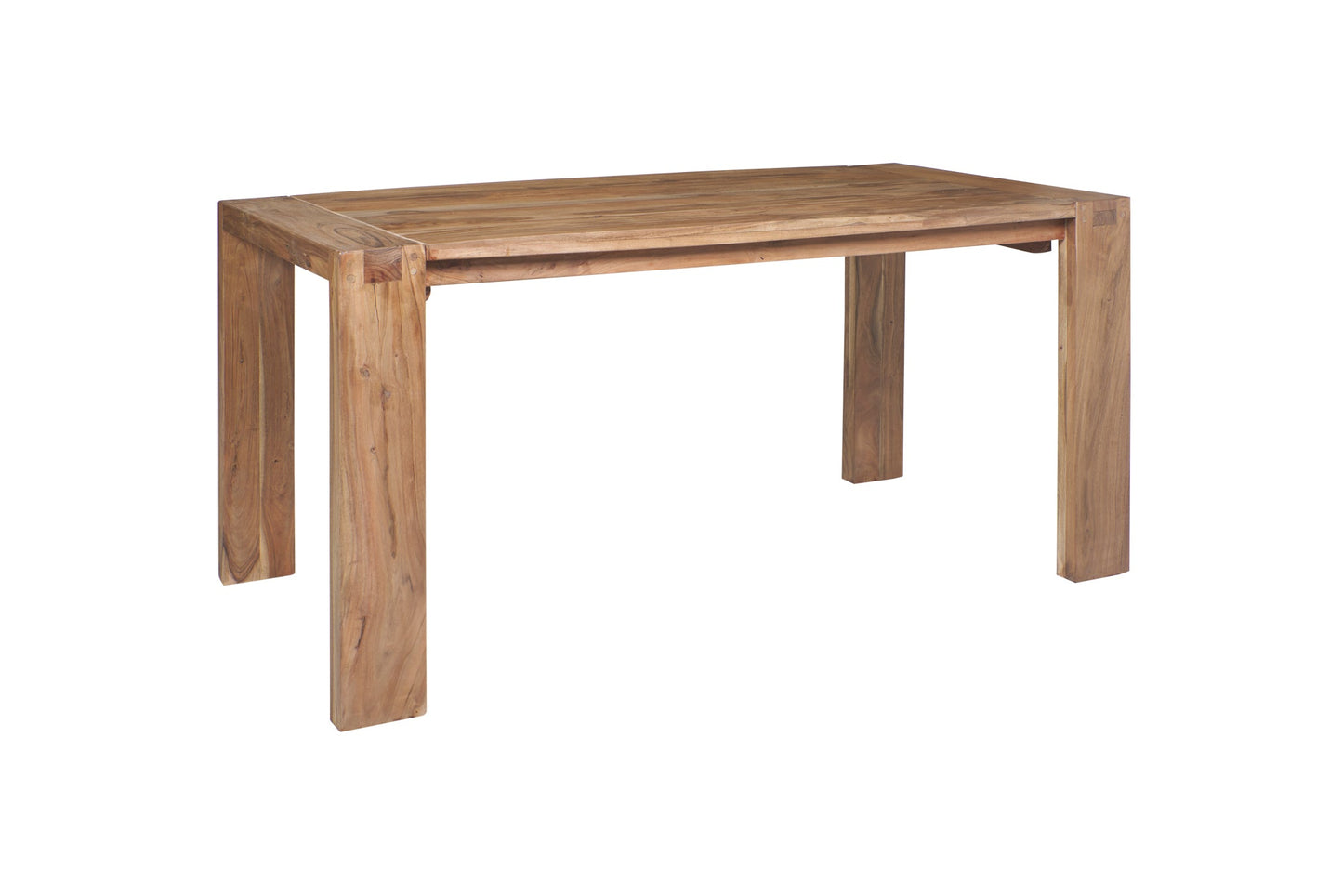 Stone - Tavolo da Pranzo in Legno di Acacia con Prolunghe Estraibili