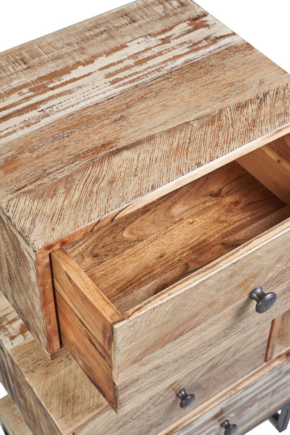 Cassettiera graffiti 4 cassetti sfalsati