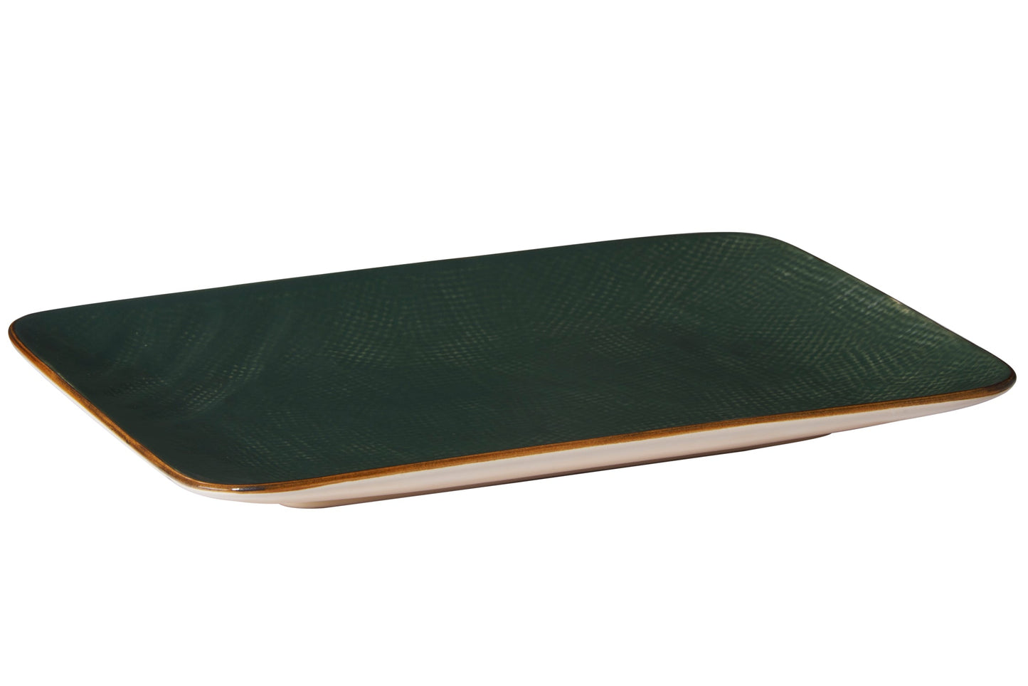 Mediterraneo - piatto rettangolare verde