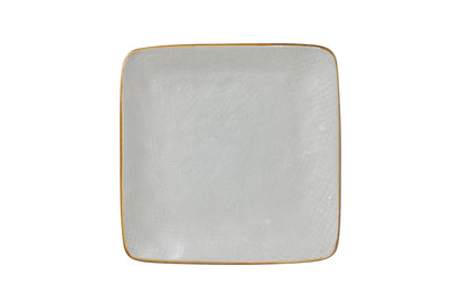 Mediterraneo - piattino quadrato fango