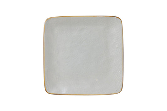 Mediterraneo - piattino quadrato fango
