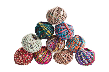 Gomitolo in tessuto di recupero