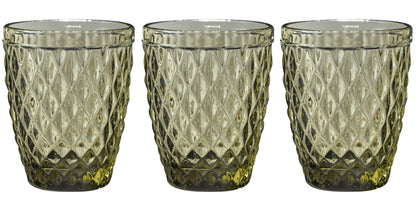Winston - Bicchiere Acqua In Vetro Verde