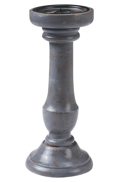 Porta candele grigio