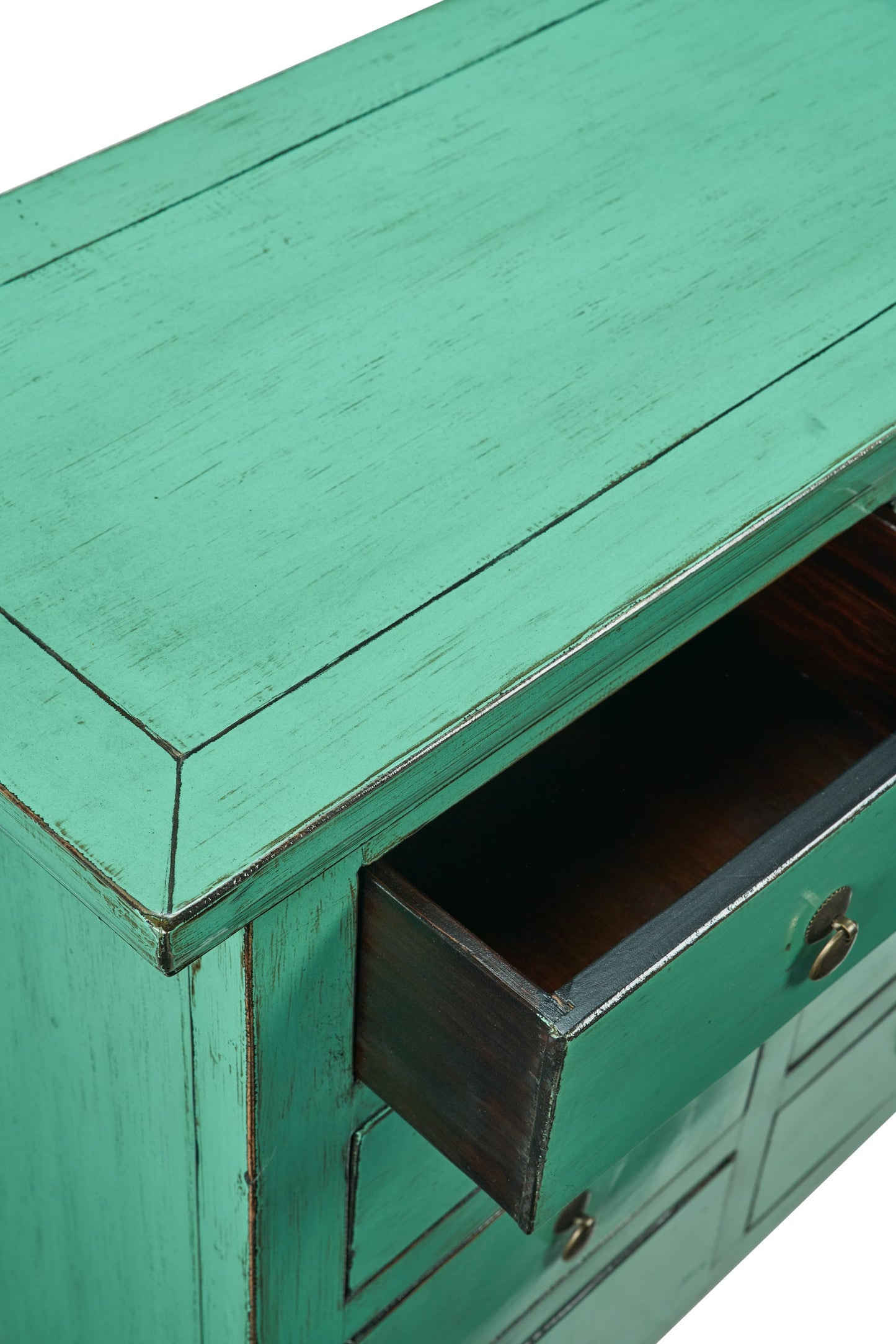 Shangai - cassettiera 8 cassetti verde menta