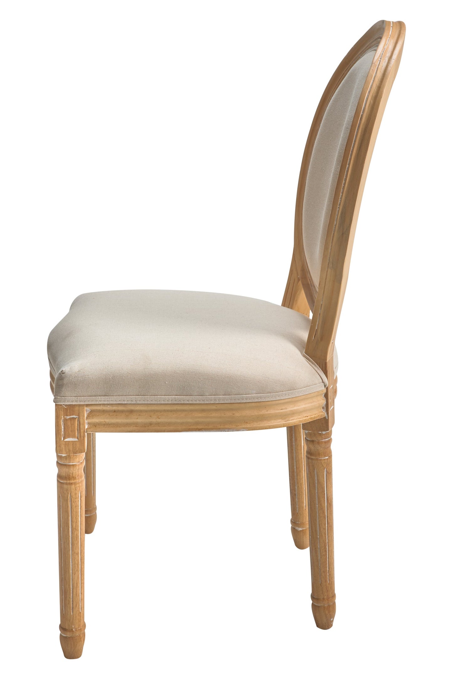 Blasone - sedia seduta e spagliera imbottita in legno e tessuto