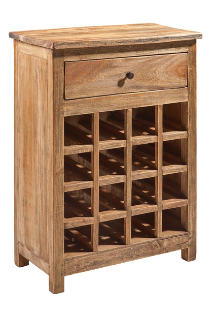 Mobile p.ta bottiglie con cassetto