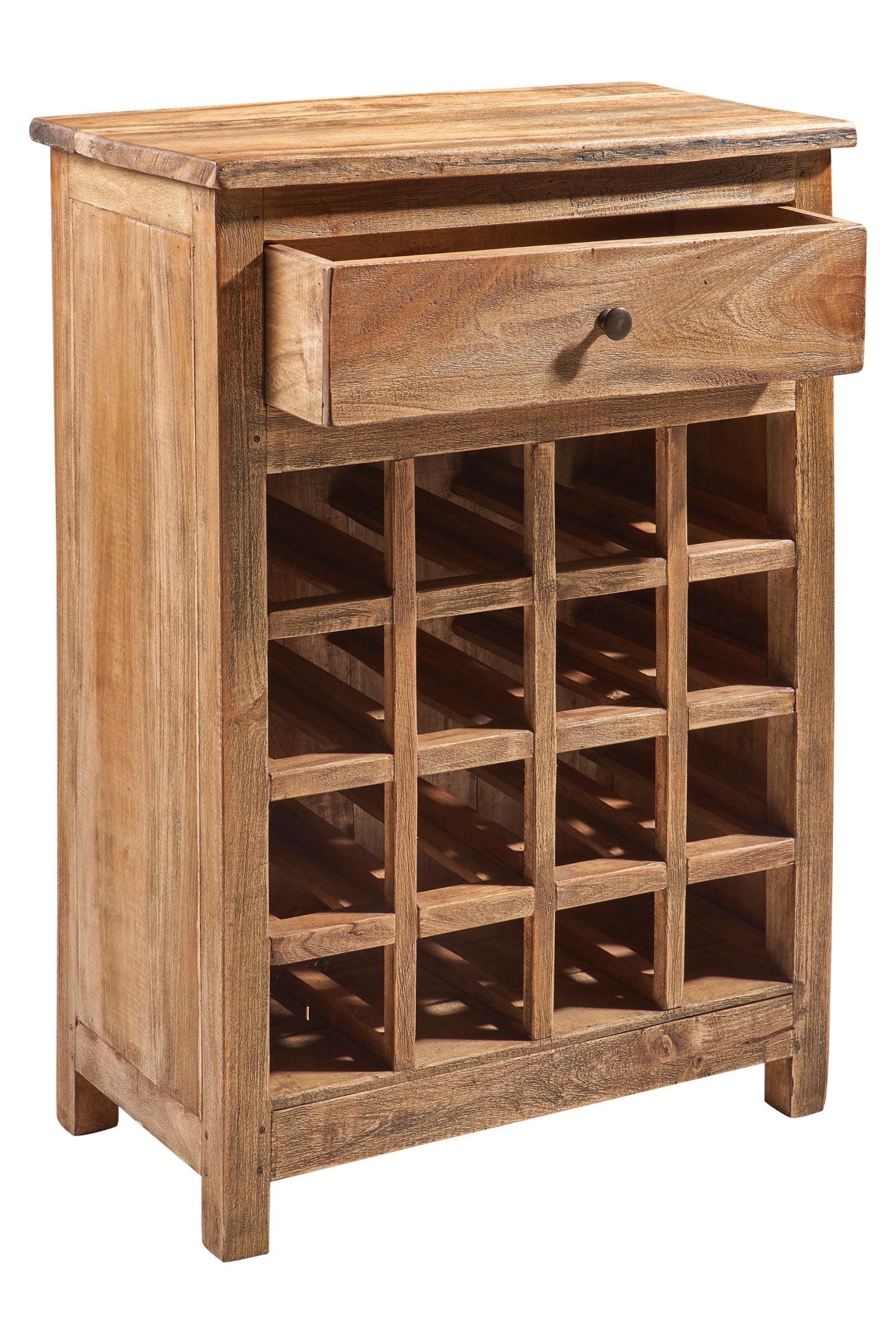 Mobile p.ta bottiglie con cassetto