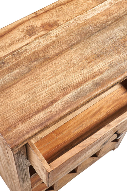 Mobile p.ta bottiglie con cassetto