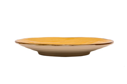 Mediterraneo - Piatto Piano in Gres Giallo