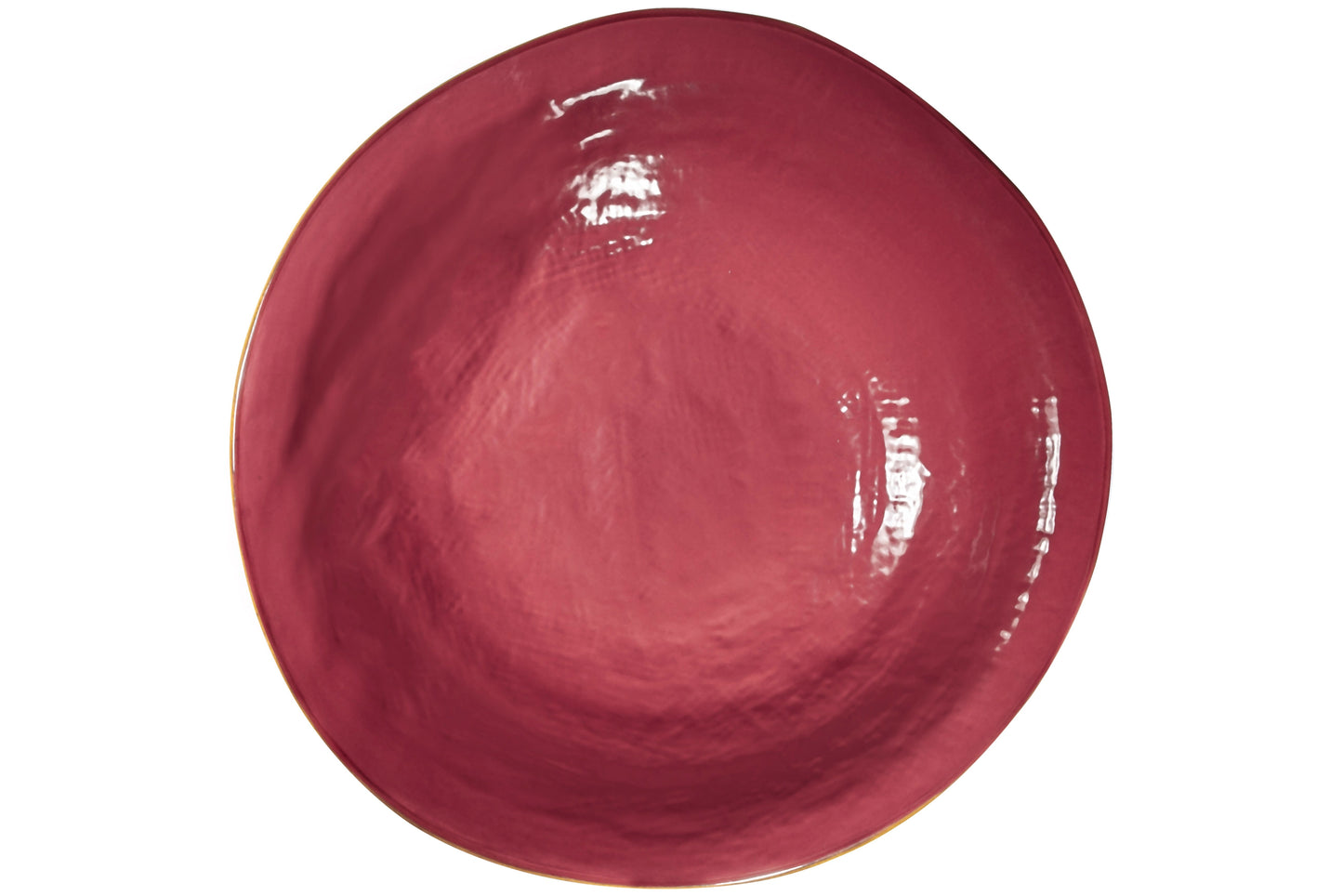 Mediterraneo - Piatto Fondo in Gres Rosso