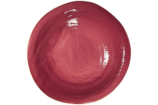 Mediterraneo - Piatto Fondo in Gres Rosso