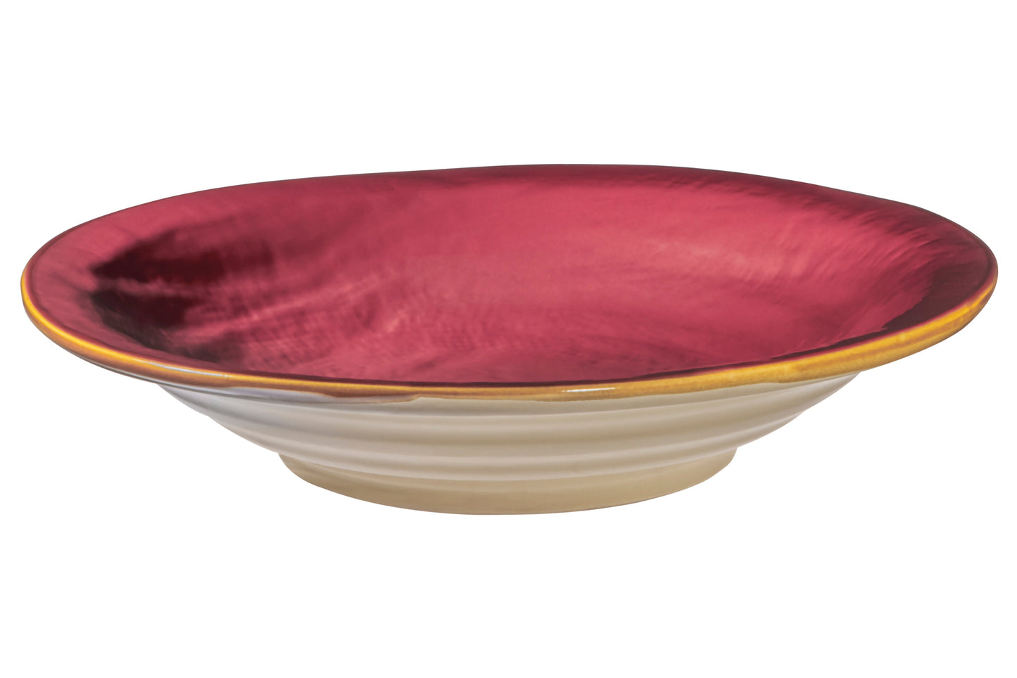 Mediterraneo - Piatto Fondo in Gres Rosso